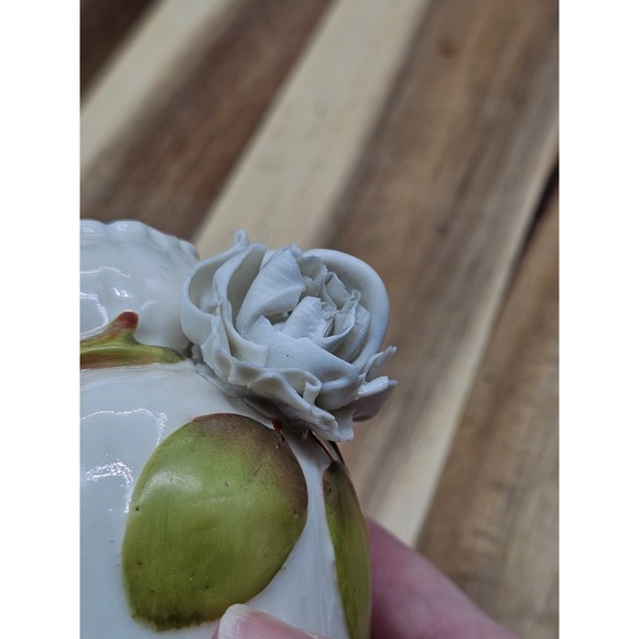 Pair Of French Barbotine Majolica Vases READ DESCRIPTION - Picture 10 of 16